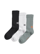 Bjorn Borg Core Crew Sock 3-pack - White/Black/Grey