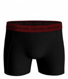 Bjorn Borg Cotton Stretch Boxer Trunks 3 Pack - Red, Black, Print