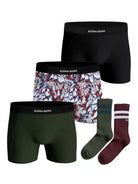 Bjorn Borg Premium Cotton Stretch Boxer and Socks Gift Set - Gift Box