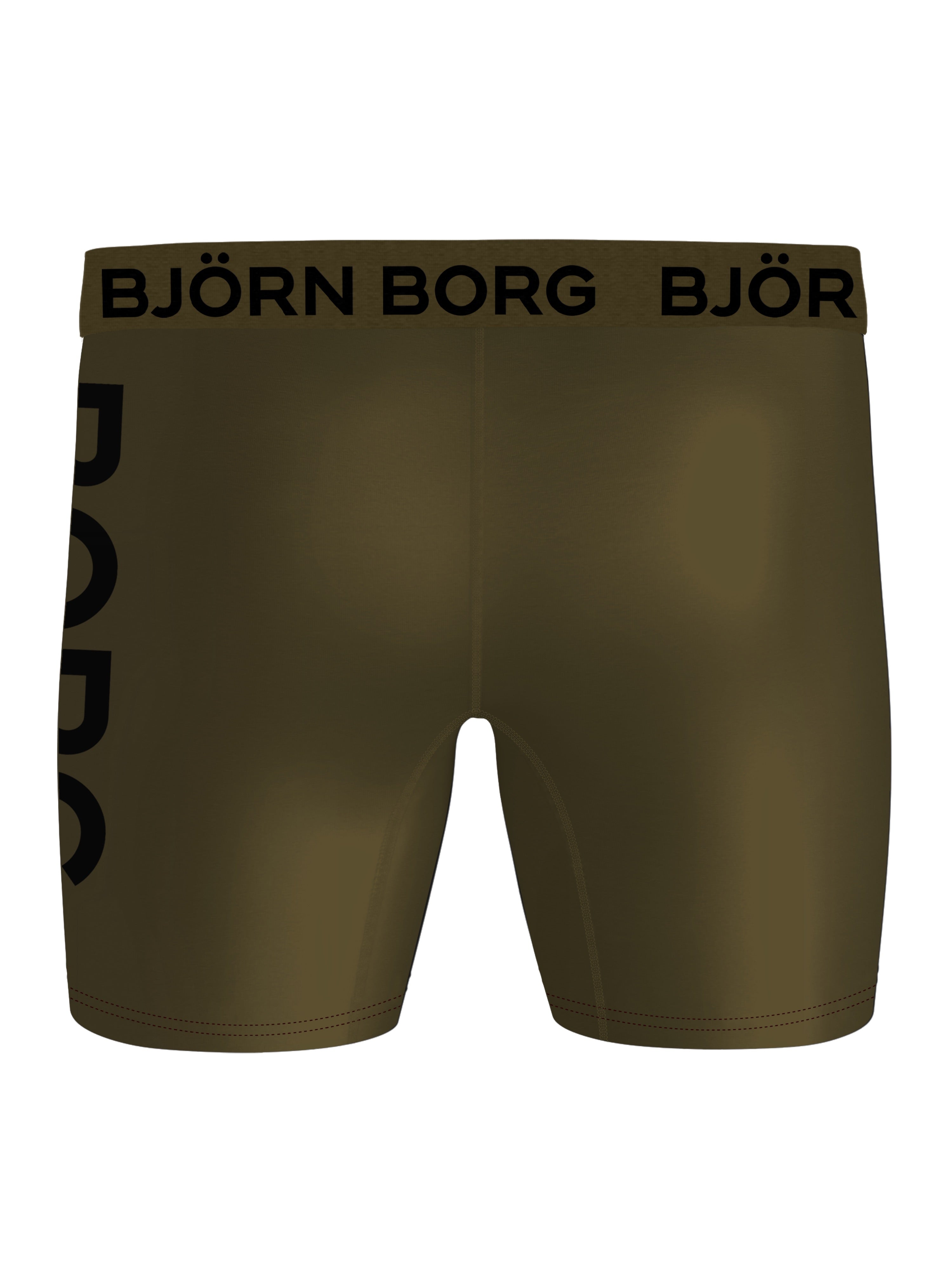 Björn Borg Performance Boxer 2 Pack - Olive/White Print