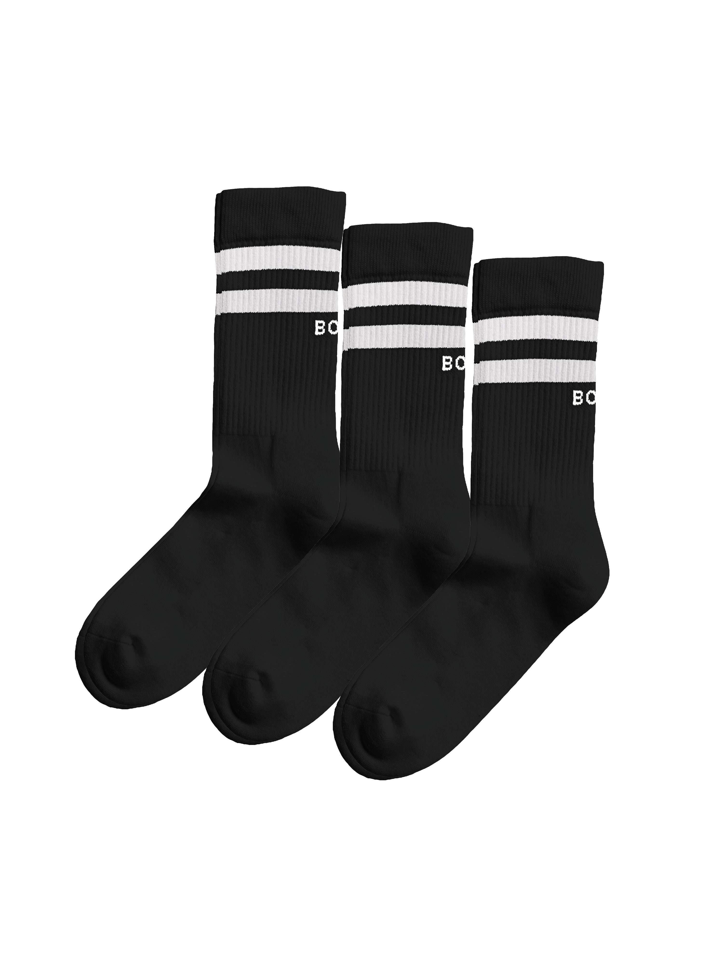 Bjorn Borg Core Cotton Crew Socks 3-pack - Black