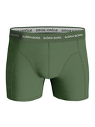 Bjorn Borg Cotton Stretch Boxer Trunks 5 pack - Orange, Olive, Green, Black, Print