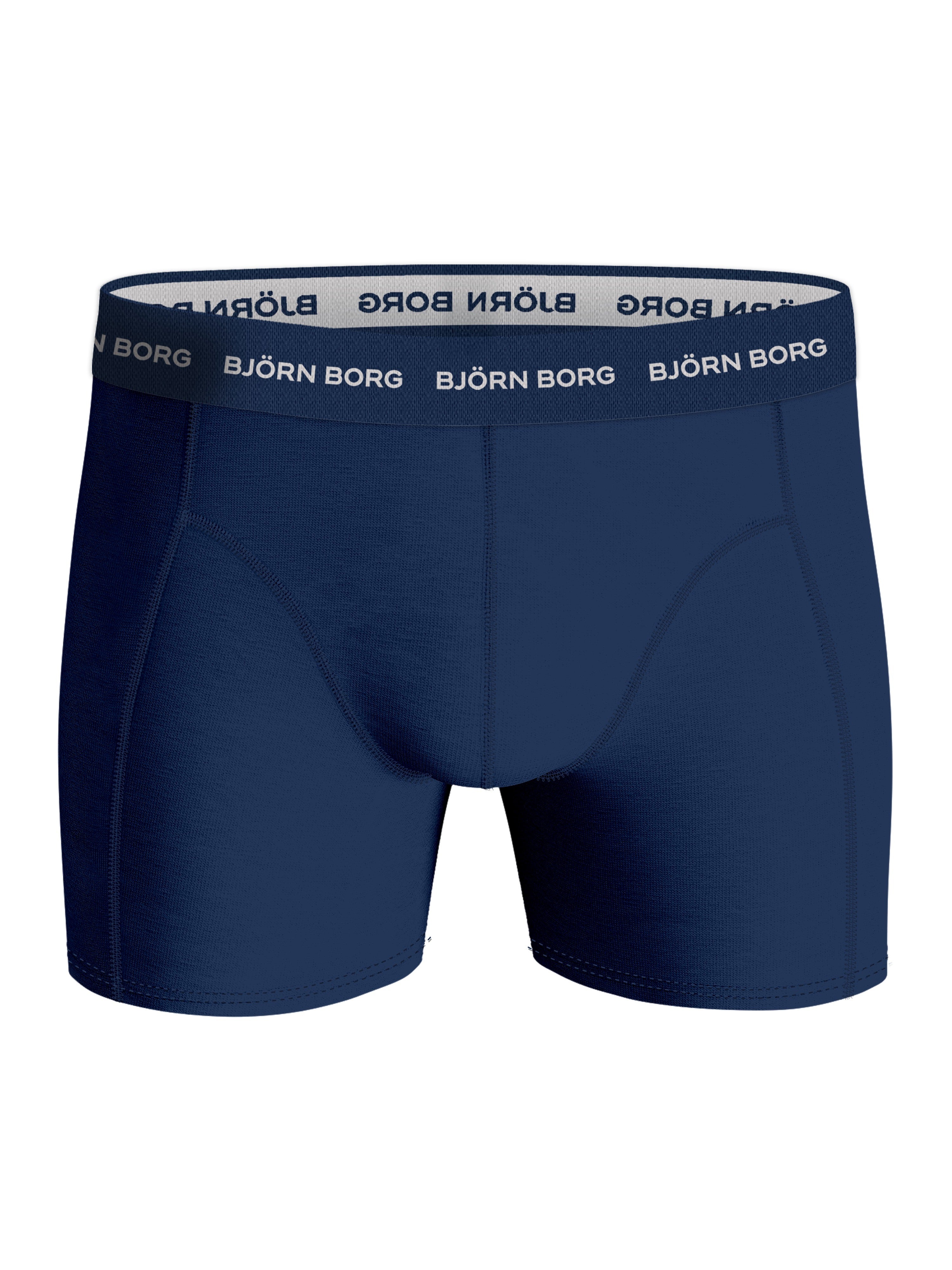 Bjorn Borg Cotton Stretch Boxer Trunks 5 pack - Blue, Green, Print