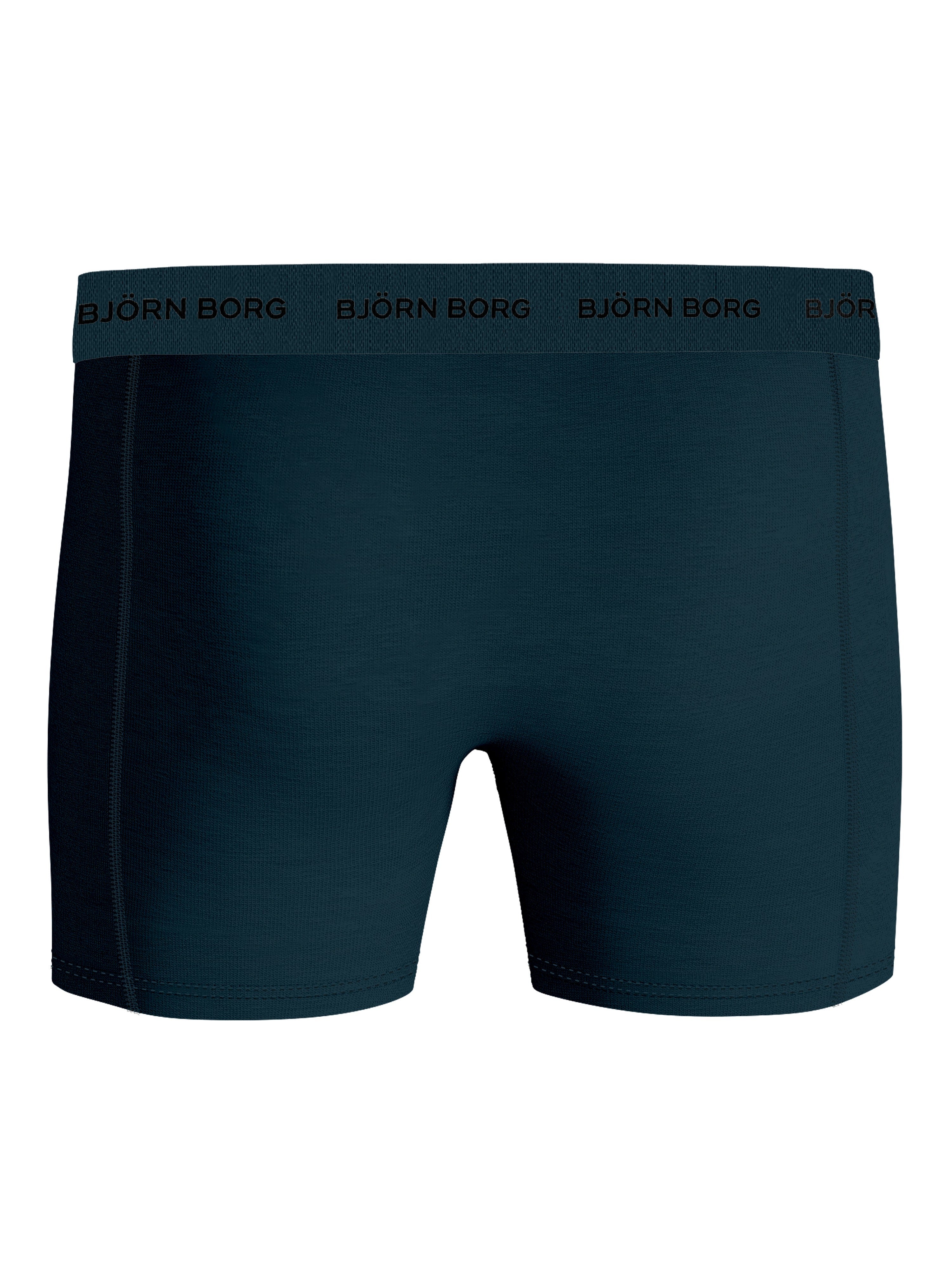 Bjorn Borg Cotton Stretch Boxer Trunks 3 Pack - Orange, Green Print