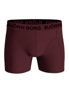 Björn Borg 5 Pack Cotton Stretch Boxers - Red/Blue/Navy/Green/Olive