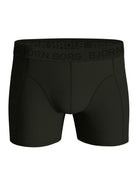 Björn Borg - 5 Pack Cotton Stretch Boxers - Greent/Olive/Black Print