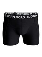 Björn Borg - 5 Pack Cotton Stretch Boxers - Greent/Olive/Black Print