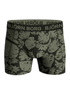 Björn Borg - 5 Pack Cotton Stretch Boxers - Greent/Olive/Black Print