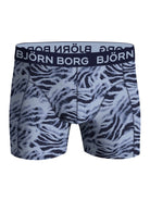 Björn Borg - 5 Pack Cotton Stretch Boxers - Blue/Black/Navy/Blue Print