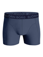 Björn Borg - 5 Pack Cotton Stretch Boxers - Blue/Black/Navy/Blue Print