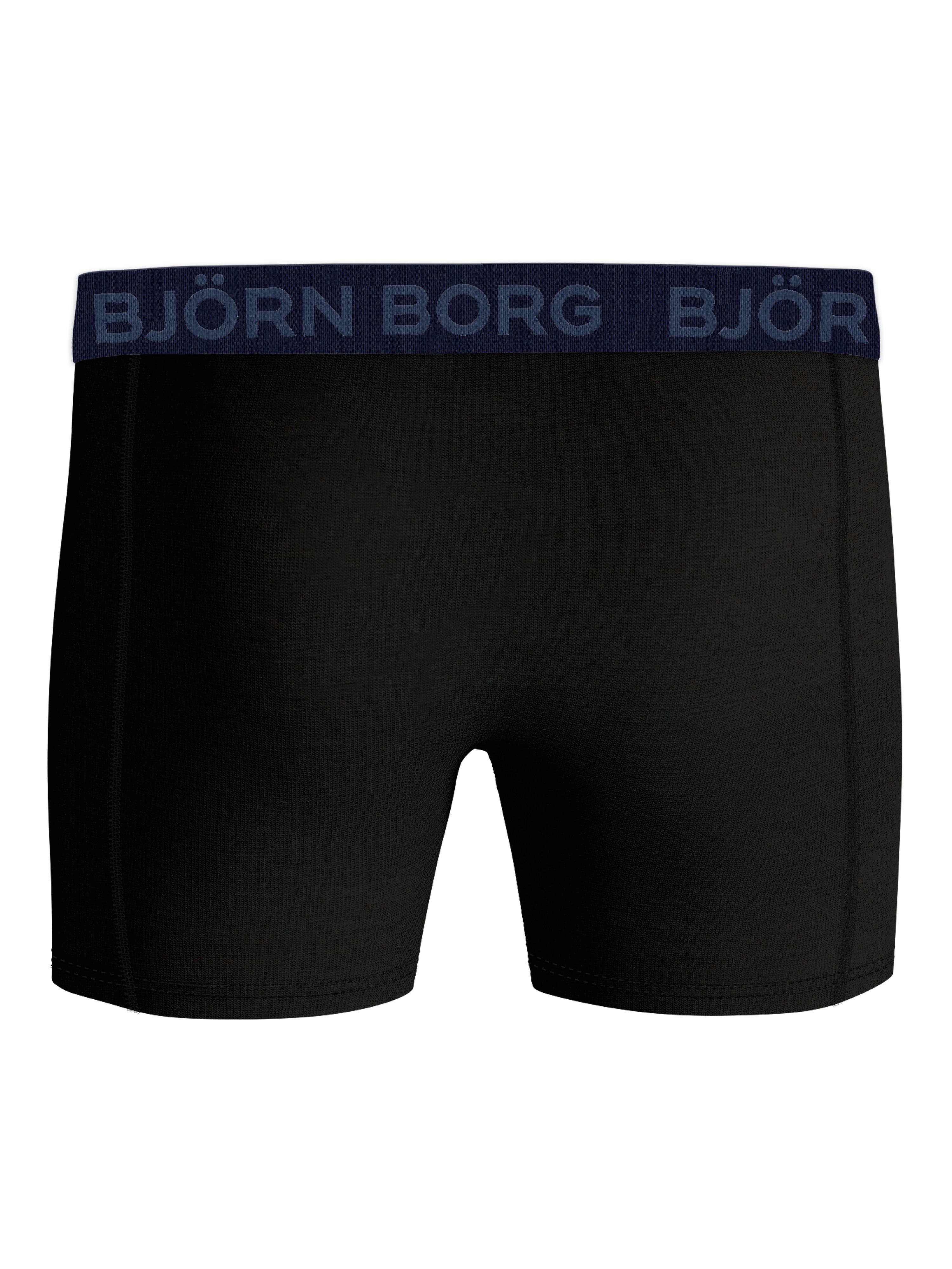 Björn Borg Cotton Stretch Boxer 7 Pack - Green/Olive/Black/Navy/Green Print