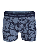 Björn Borg 3 Pack Cotton Stretch Boxers - Black/Blue/Blue Print