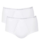 Sloggi Men's 2 Pack Maxi Briefs - White