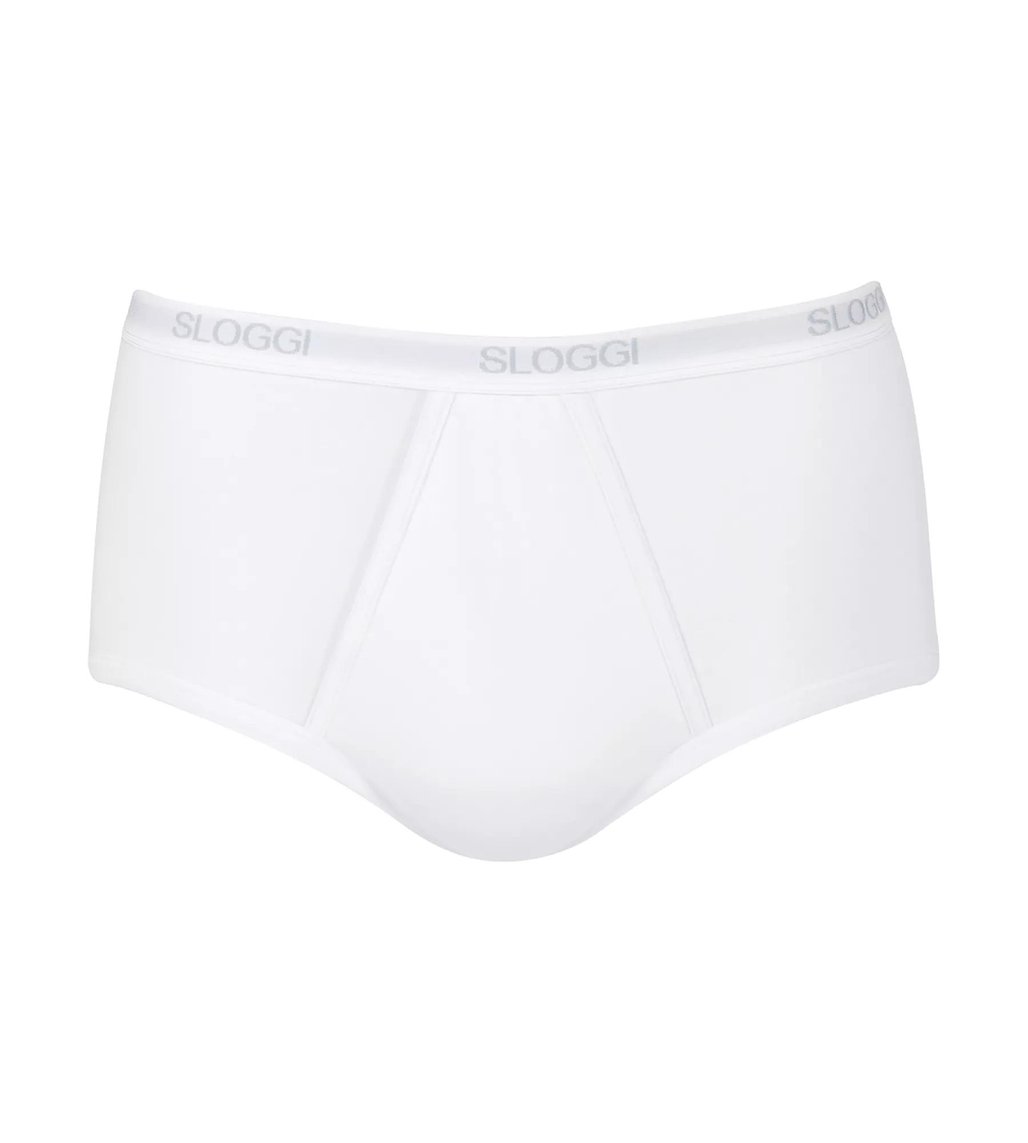 Sloggi Men's 2 Pack Maxi Briefs - White