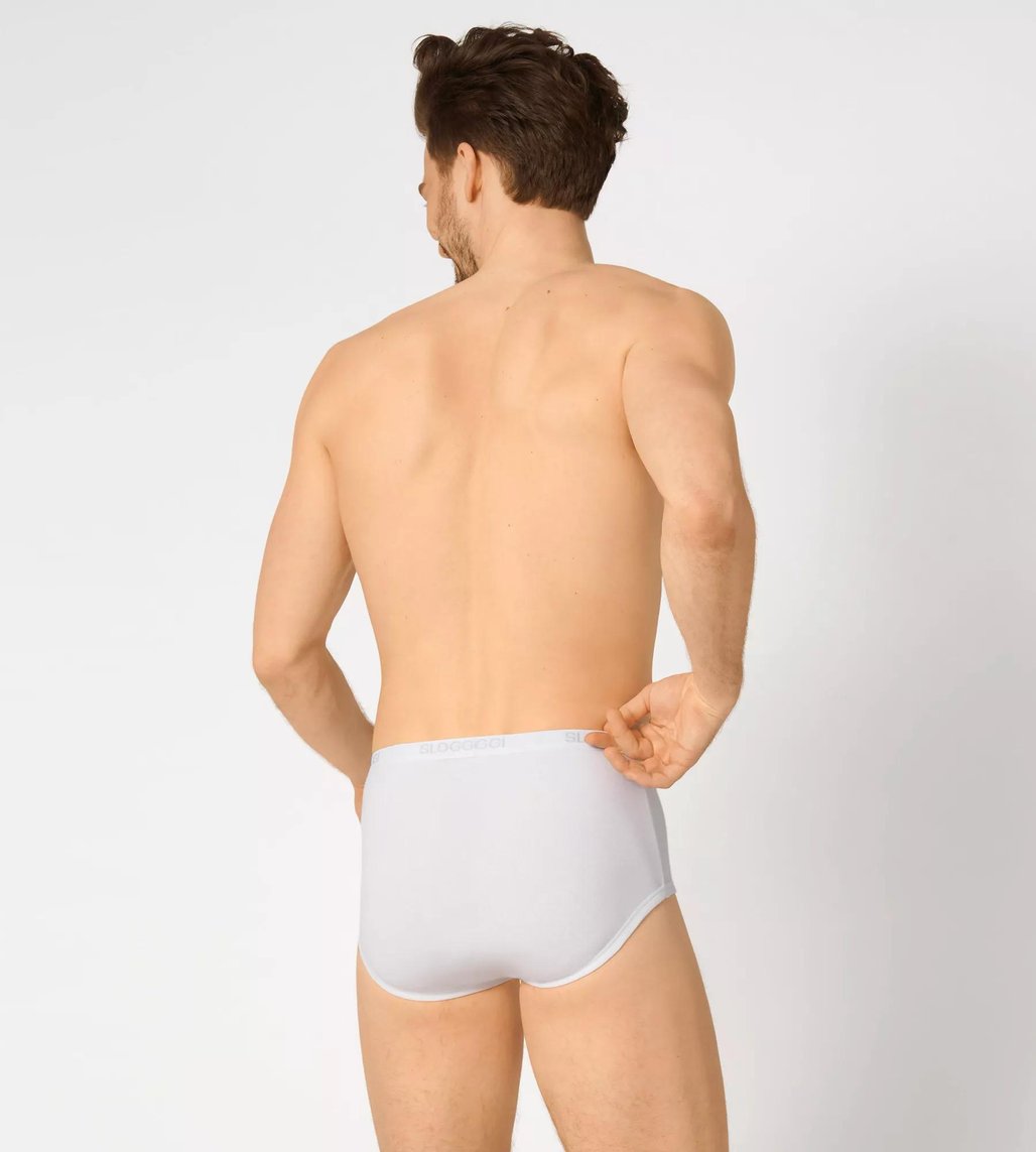 Sloggi Men's 2 Pack Maxi Briefs - White