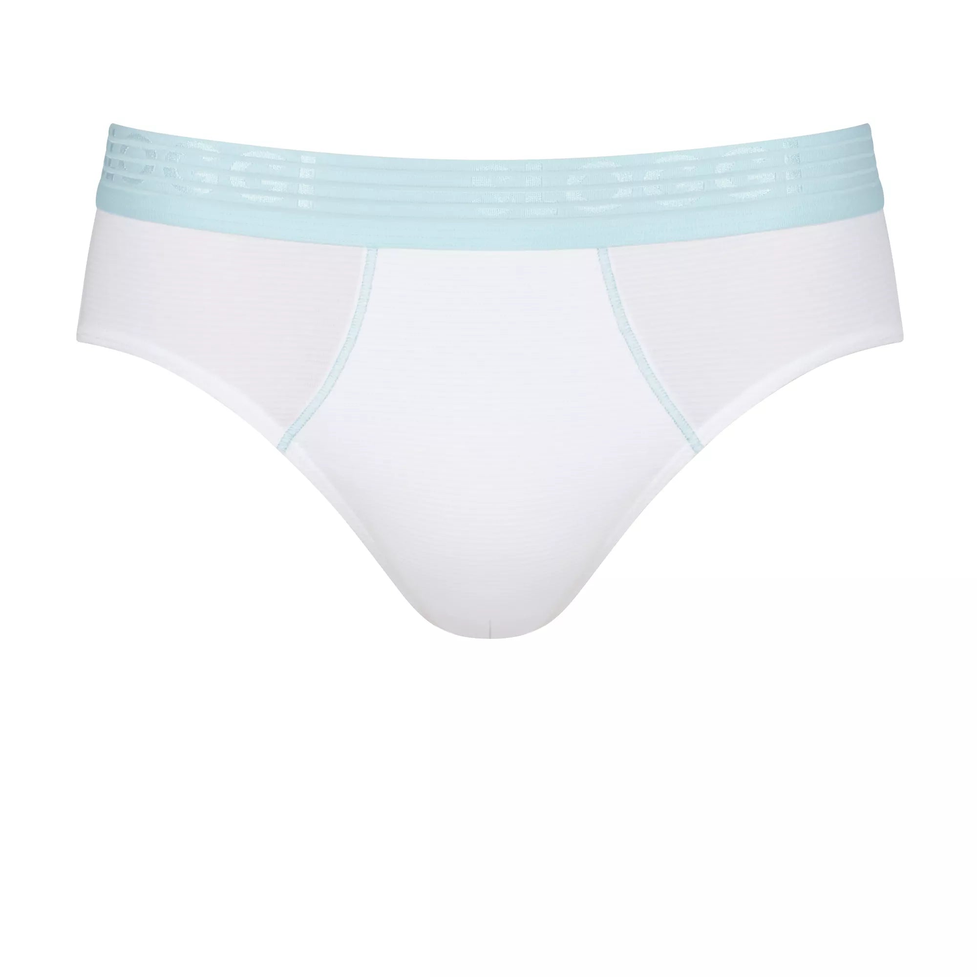 Sloggi Men's Ever Cool 2 Pack Midi Briefs - White