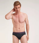 Sloggi Men's Ever Cool 2 Pack Midi Briefs - Black