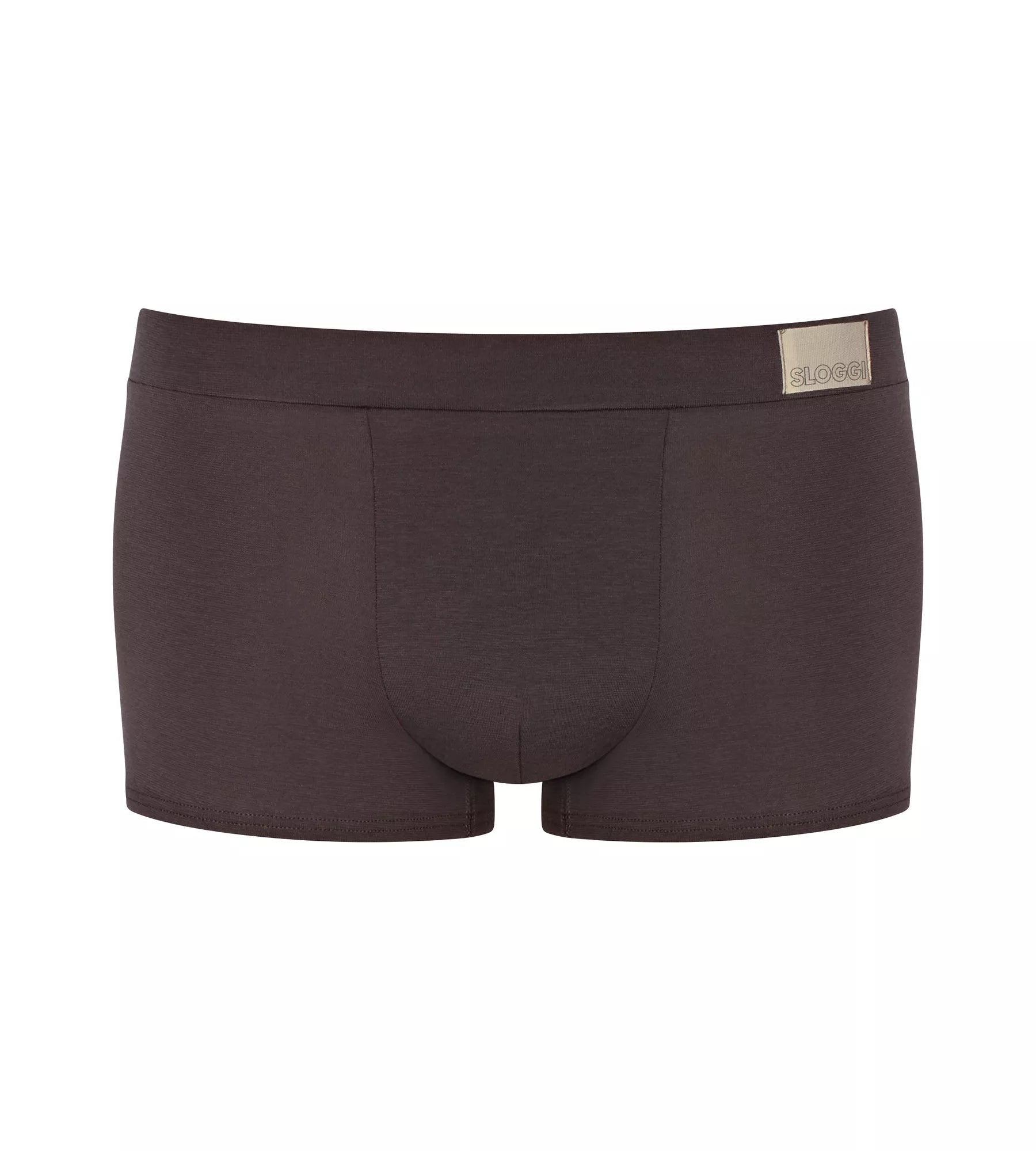 Sloggi Men's 2 Pack Go Natural Trunks - Brown Hipsters