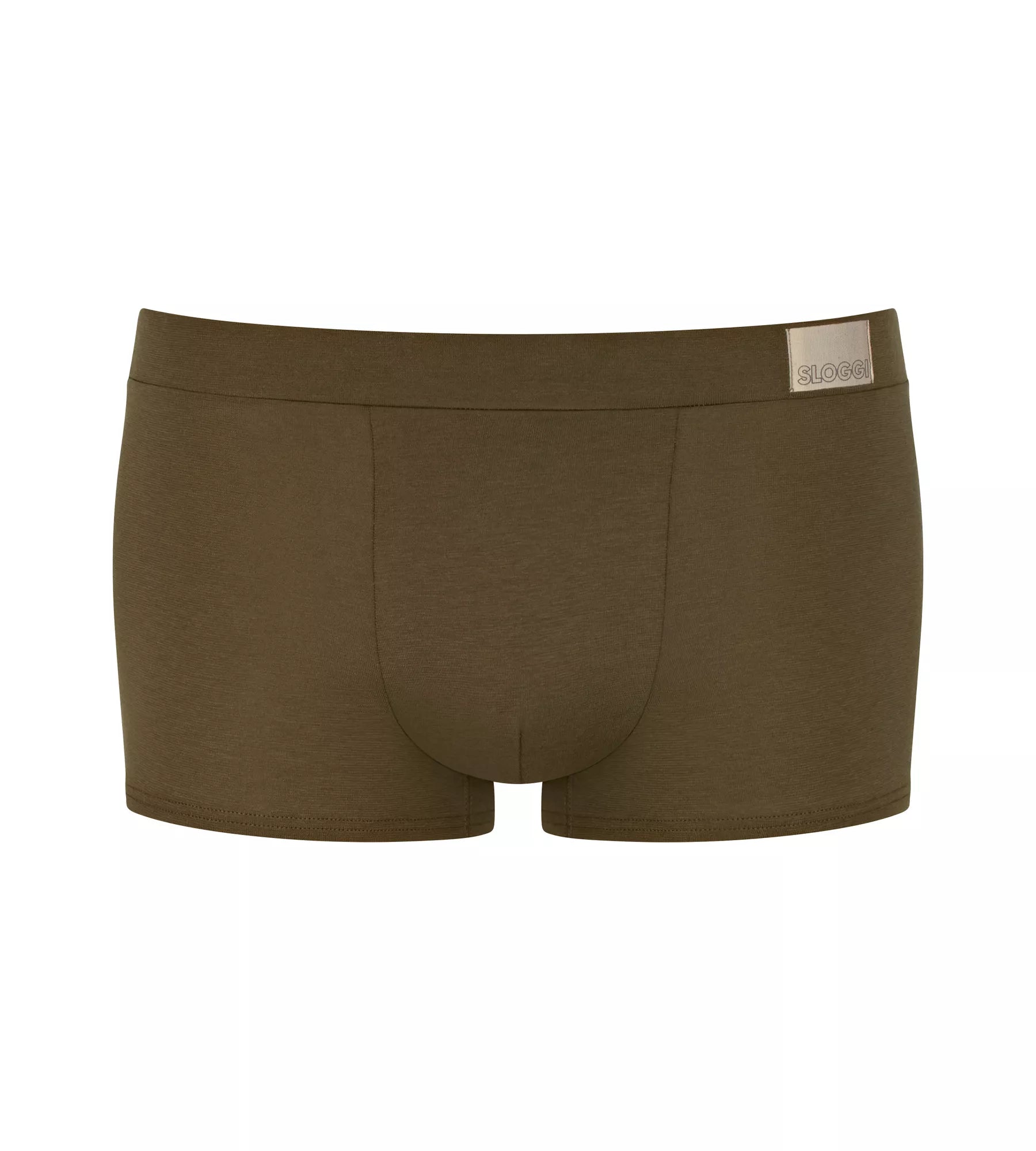 Sloggi Men's 2 Pack Go Natural Trunks - Brown Hipsters