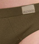 Sloggi Men's 2 Pack Go Natural Midi Briefs - Brown