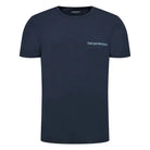 Emporio Armani 2 Pack Crew Neck Loungewear T-Shirt - Marine/Night Blue