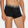 Emporio Armani 3 Pack Organic Cotton Trunks - Black