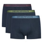 Emporio Armani 3 Pack Low Rise Trunks - Marine