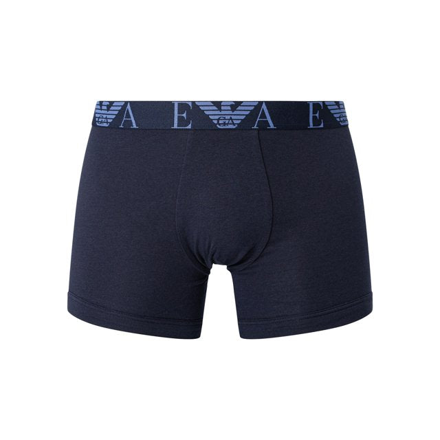 Emporio Armani 3 Pack Boxer Briefs, Marine Blue