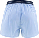 Boss 3 Pack Woven Boxers / Pyjama Shorts in Cotton Poplin - Blue Checks