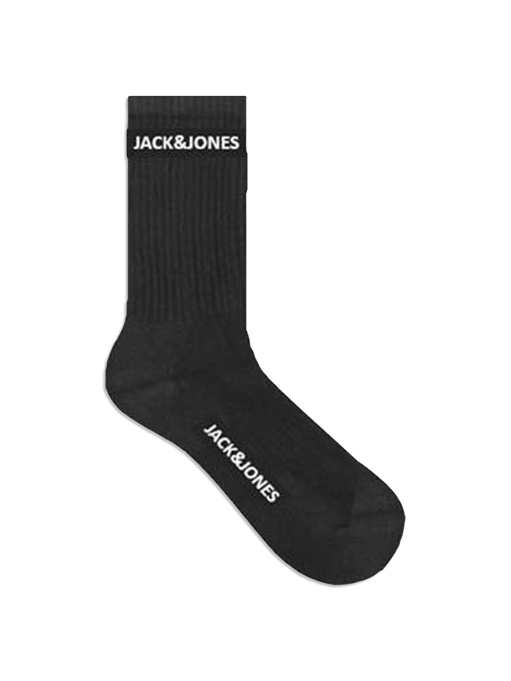 Jack & Jones 5 Pack Logo Tennis Socks - One Size (7-11)