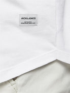 Jack & Jones 5 Pack JJENOA 100% Cotton Crew Neck T-Shirts - White/Navy/Black/Olive