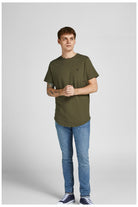 Jack & Jones 5 Pack JPRBLABRODY 100% Cotton Crew Neck T-Shirts - Assorted