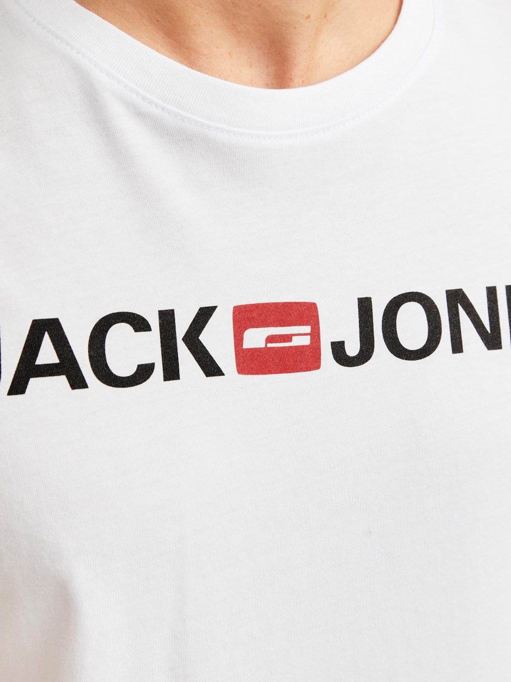 Jack & Jones 3 Pack JJECORP Crew Neck T-Shirts - White/Navy/Black