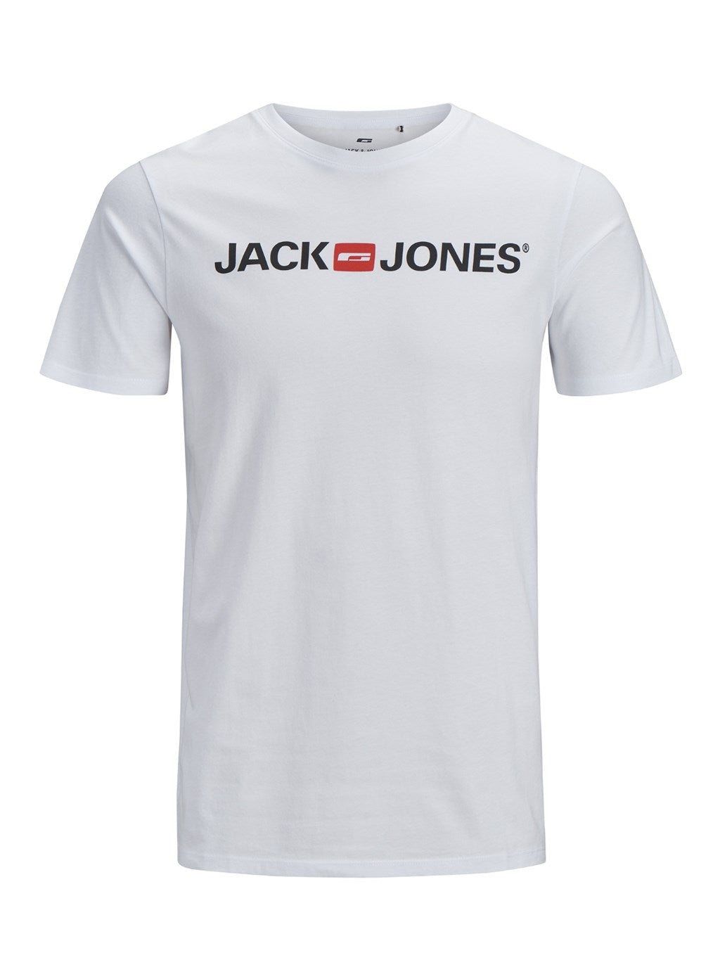 Jack & Jones 3 Pack JJECORP Crew Neck T-Shirts - White/Navy/Black