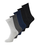 Jack & Jones Bamboo Socks 5 Pack - One Size (7-11)