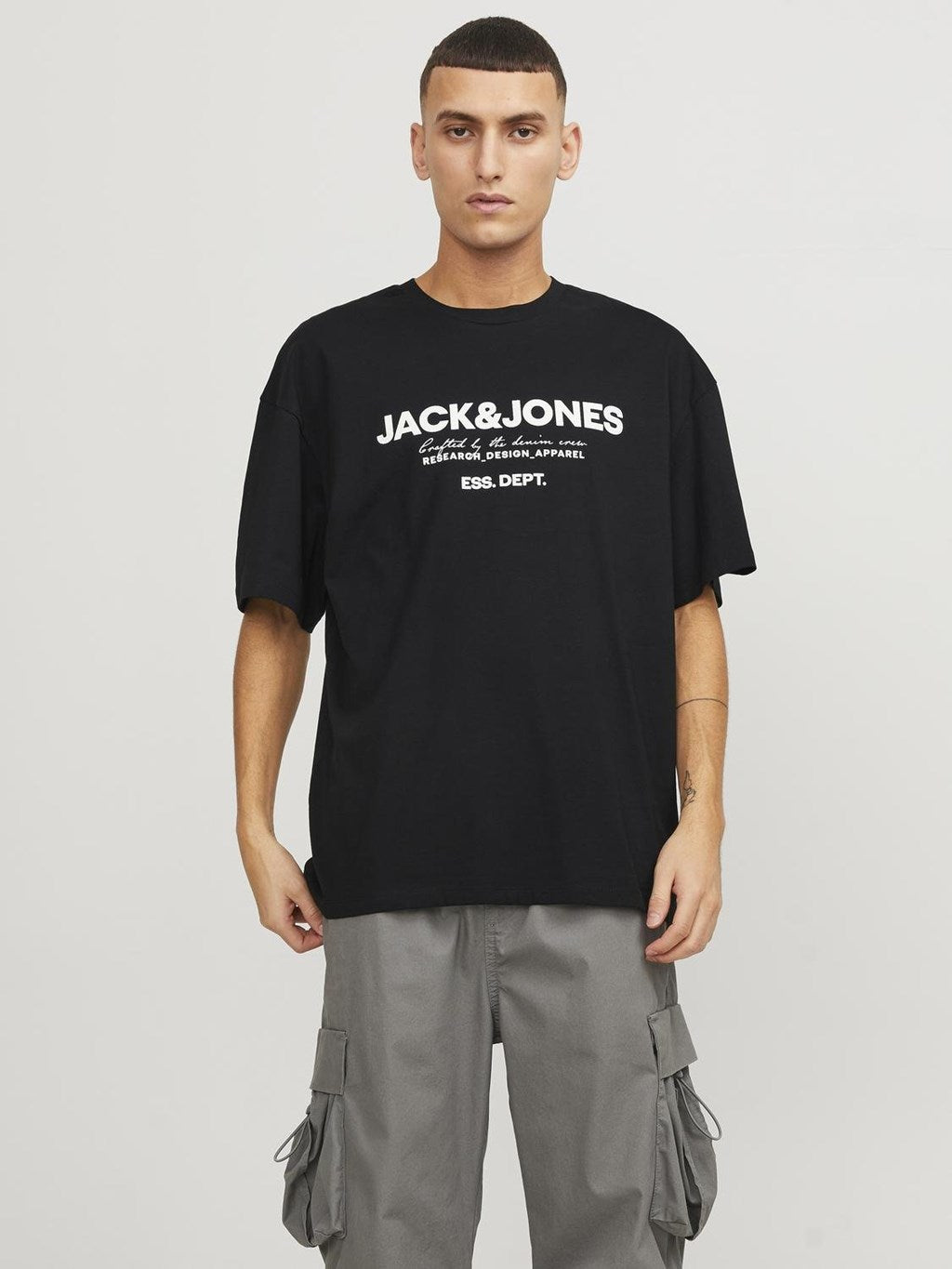 Jack & Jones 1 Pack JJGALE Crew Neck 100% Cotton T-Shirt