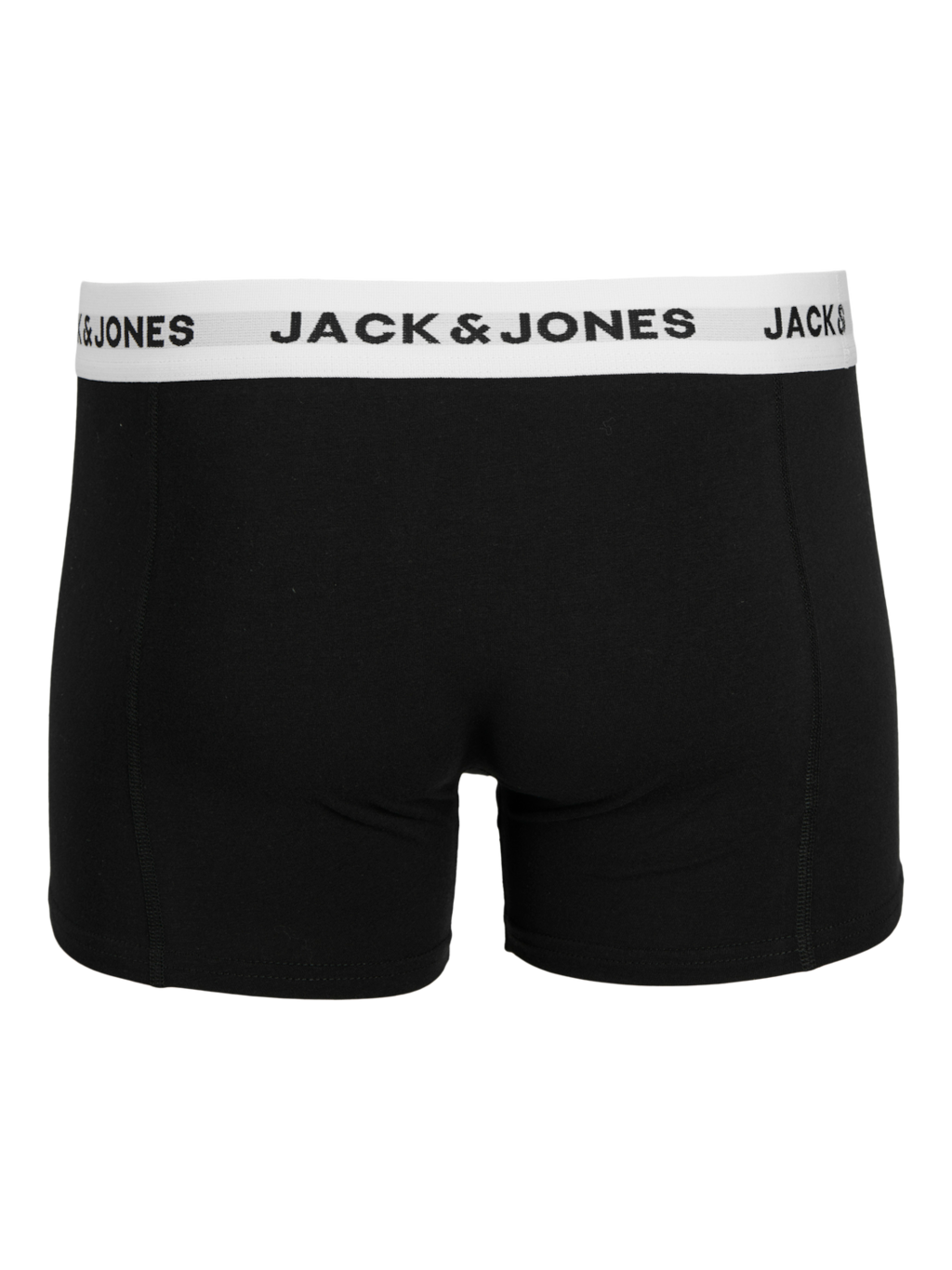 Jack & Jones Jacsolid Trunks 5 Pack Cotton Stretch Boxers - Black (Black and white wb)