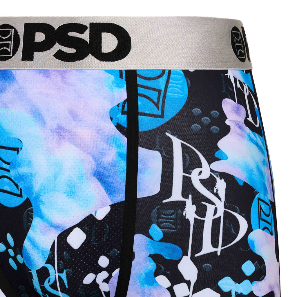 PSD Men's Big Drip 7" Boxer Briefs - Navy Blue Print