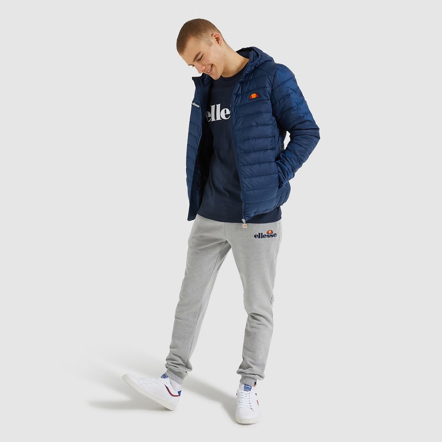 Ellesse Men's Lombardy Padded Jacket - Navy