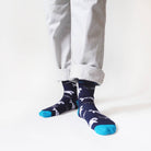 Bare Kind Socks - Save The Whale Bamboo Socks, Dark Navy