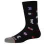 Saxx Whole Pakage 1 Pack Crew Socks - Gamer Black