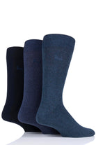 Pringle 3 Pair Endrick Men's Plain Trouser Cotton Rich Socks