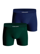 Bjorn Borg Lyocell Boxer 2 Pack - Green/Navy Blue