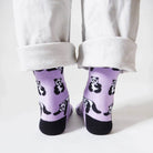 Bare Kind Socks - Save The Panda Bamboo Socks, Lilac