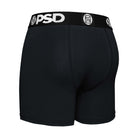 PSD Men's 3 Pack Cotton Stretch Boxer Briefs - Black 5"