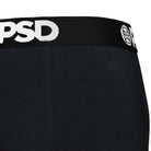 PSD Men's 3 Pack Cotton Stretch Boxer Briefs - Black 5"