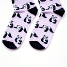 Bare Kind Socks - Save The Panda Bamboo Socks, Lilac