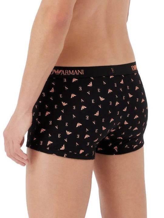 Emporio Armani 3 pack 100% Cotton Boxers - Grey/Black/Orange