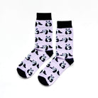 Bare Kind Socks - Save The Panda Bamboo Socks, Lilac