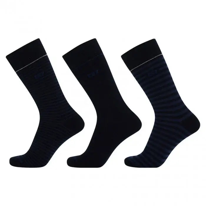 CR7 3 Pack Men's Black Socks - Size (7-12)